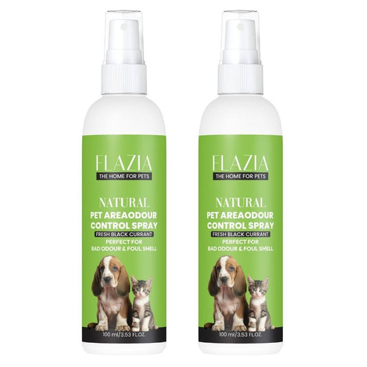 FLAZIA Pets Natural Pet area Odour Control Spray (100 ML) Pack of 2